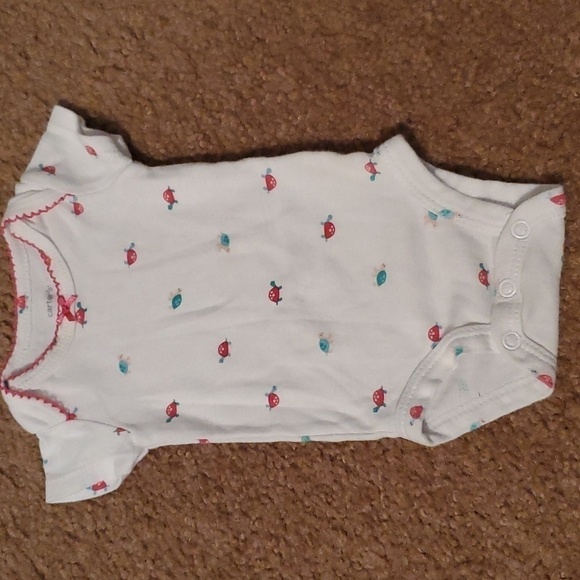 Carter's/Gerber Infant Girl's One Piece Bodysuits Size NB Set of 6 - Picture 10 of 13